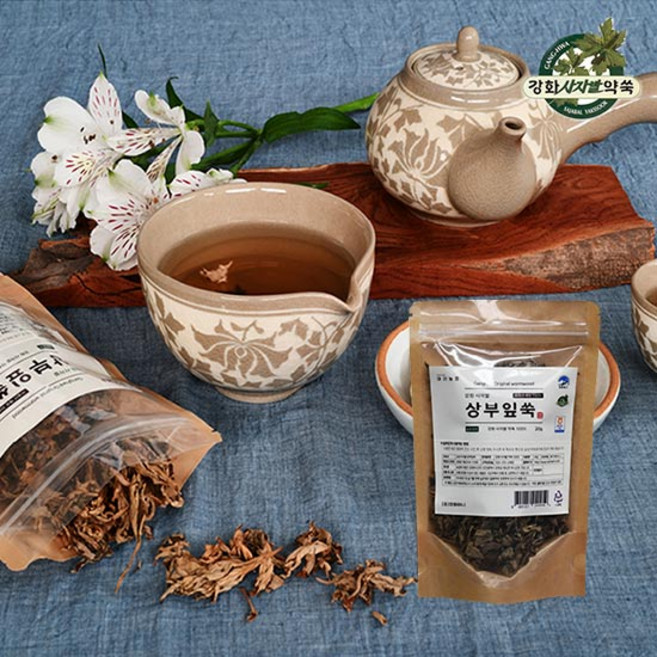 마리농장 강화 사자발약쑥 상부잎쑥, 20g, 1개