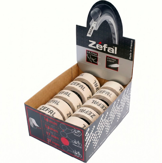 제팔 자전거 타이어 튜브 펑크방지 림 테이프 면, 10개, 17mm