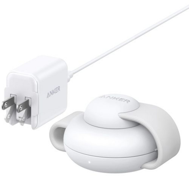 IPhone 15 16 Pro 워치 Airpods Anker UFO 3 in 1 무선 충전기 맥세이프 MagGo 스테이션 Qi2 접이식 패드, 1개, 01 WHITE