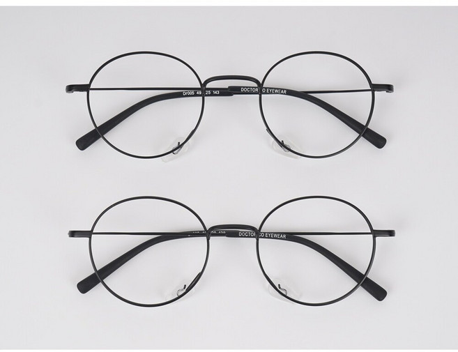 [닥터코안경] 전문의가 만든 특허출원 코수술 안경 / Dr005 블랙 베이직버전 / 코수술 후 안전한 의료용 특허출원 안경