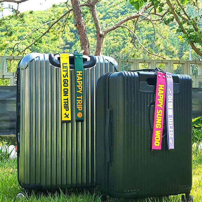 [블루나 디자인스튜디오] 캐리어 대형 여행 골프 러기지 네임택