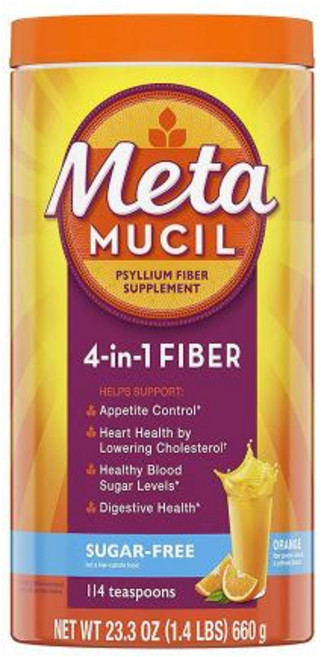 메타무실 실리엄 허스크 파우더 오렌지맛 660g 슈가프리 차전자피, 1개