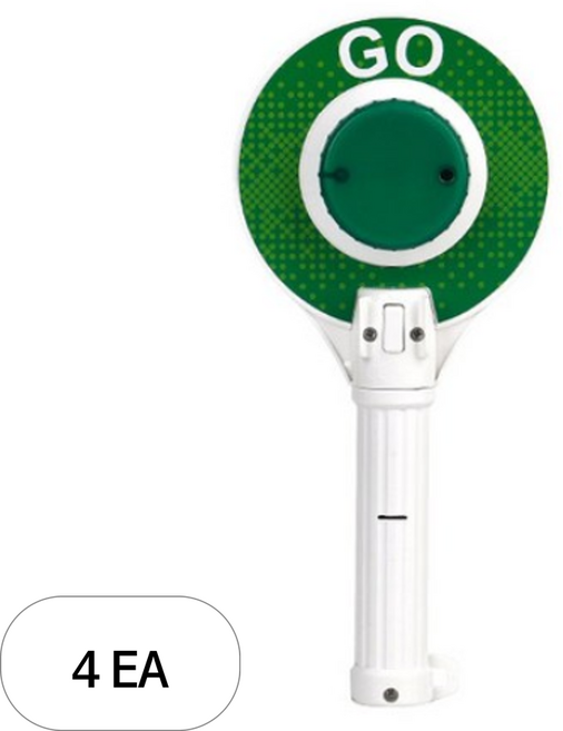 캐스비 플레이 교통 신호봉, 혼합색상, 4개