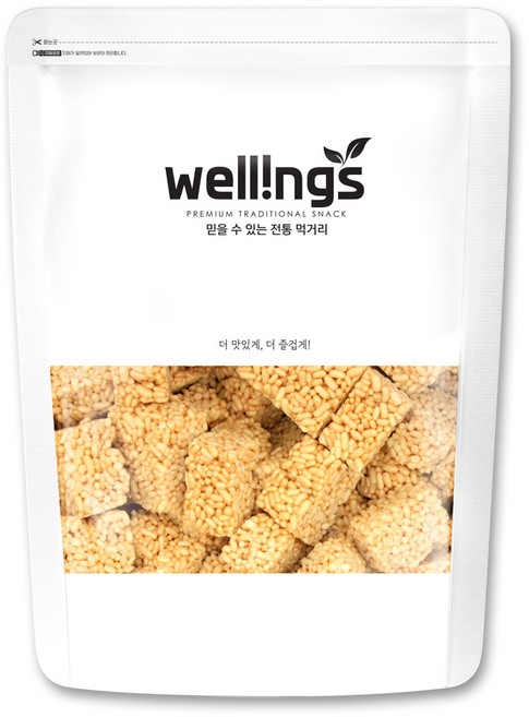 웰링스 추억의 옛날 과자 간식 맛강정120g, 1개, 120g