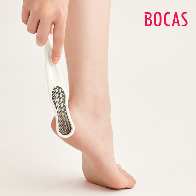 보카스 발 각질제거기 뒤꿈치 굳은살 각질 제거 풋파일 슬림형 FC-2000, 흰색 FC-2000, 1개입