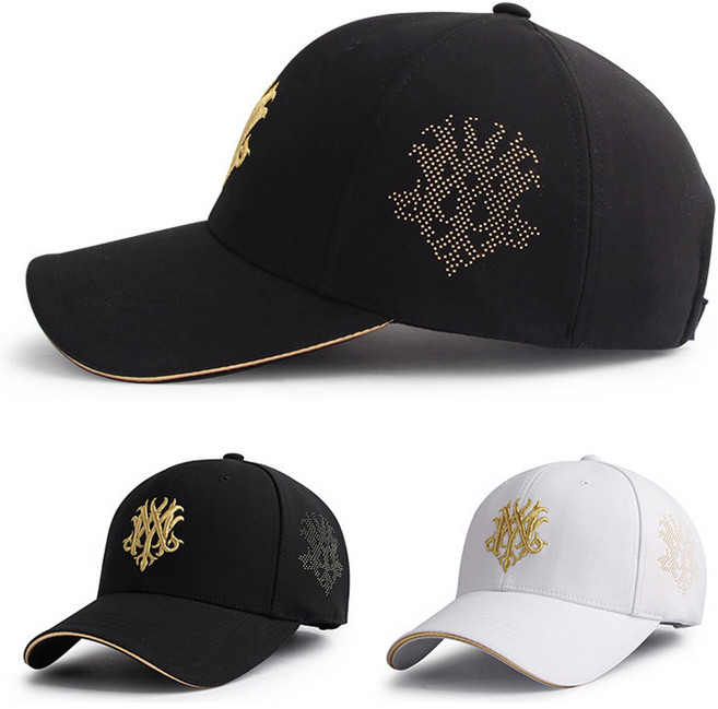 빅사이즈 럭셔리 황금 스판샌드 골프모자XL 2color/님녀 패션 볼캡 야구모자