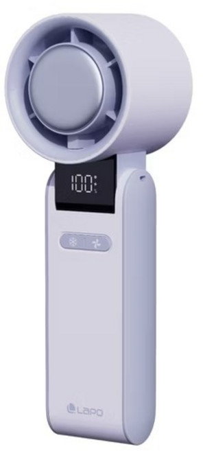 LaPO 製冷高速可折疊隨身風扇, 粉紫, LF-C01-VT