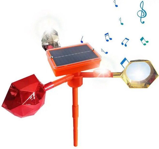 조류되치기 새쫒는기계 비둘기 태양풍 음성 버드 가드 새 겁주는 사람 태양 에너지 풍차 발코니 정원 보트용