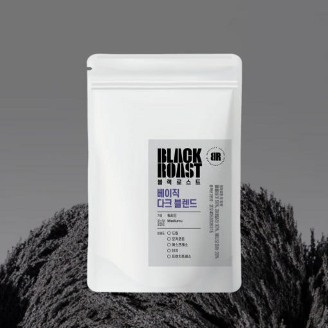블랙로스트 베이직 다크블렌드 5Kg 당일로스팅 갓볶은 커피 전문로스터 맛있는 신선한 커피 [원산지:콜롬비아50% 과테말라30% 에티오피아20%], 1개, 홀빈(분쇄안함)