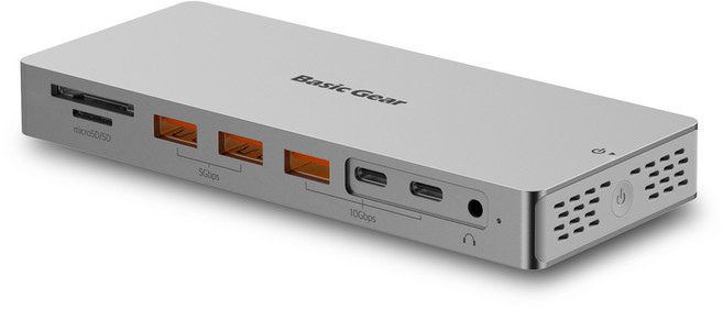 베이직기어 C타입 노트북 도킹스테이션 USB허브 14in1 PD100W, 1개