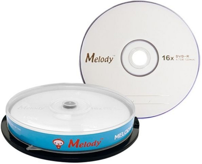 (멜로디)DVD-R 16배속 10P CAKE jme*6081fL, 상세페이지 참조, 1개