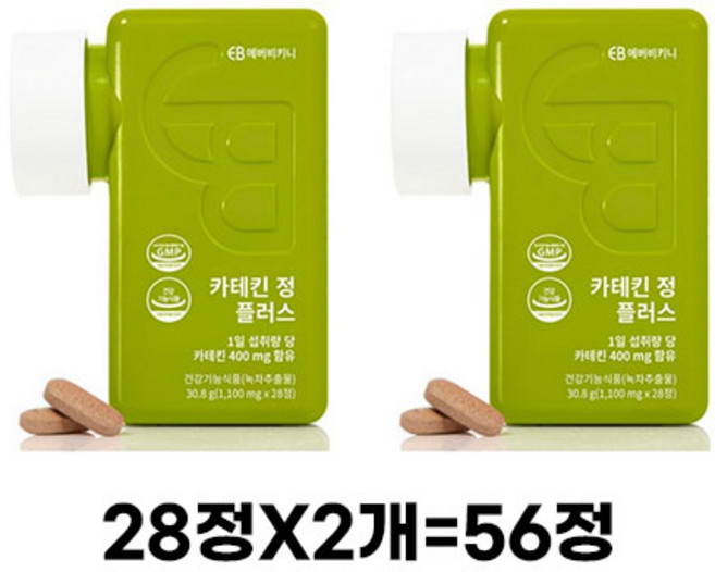 에버비키니 카테킨 정 플러스, 28정, 2개