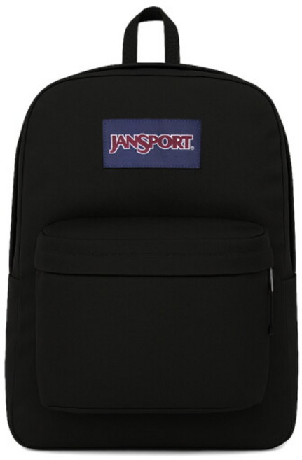 잔스포츠 백팩 블랙 슈퍼브레이크 여행용 학생 노트북 책 가방