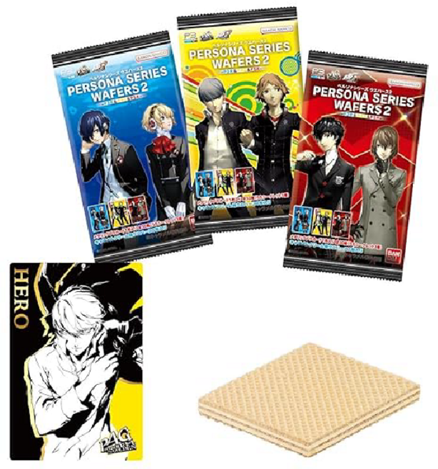 반다이 페르소나 시리즈 웨하스 2탄 P3R P4G P5R 20개입 1박스 식완, 1개, 100mg
