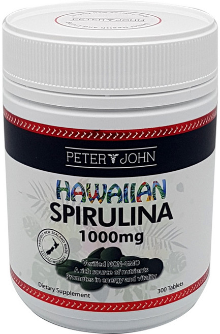 피터앤존 하와이안 스피루리나 1000mg 300정, 뉴질랜드직배송, 1개