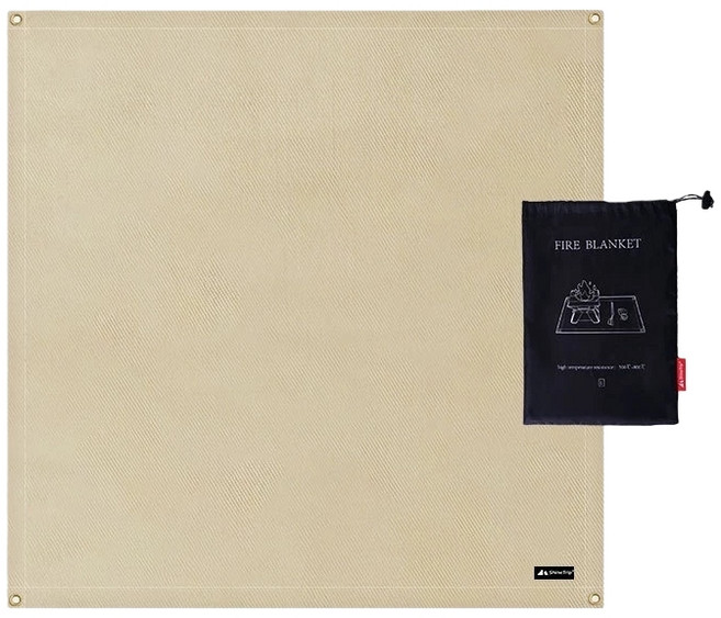 ShineTrip 耐高溫玻璃纖維燒烤野餐墊, L號, 1個