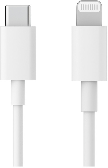 쿡테크 USB C to 라이트닝 케이블 고속충전 애플 인증 아이폰 아이패드, 1개, 흰색, 1m