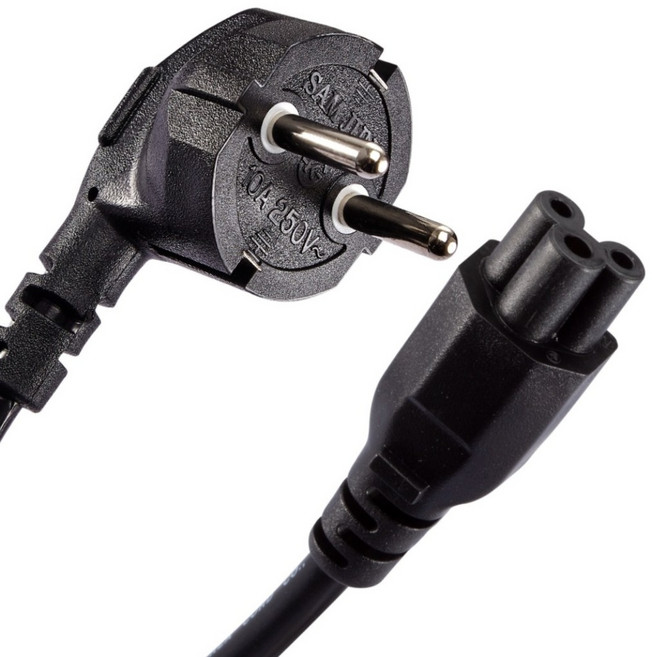 삼정 국산 AC 전원케이블 크로바 코드, 1m, 1개