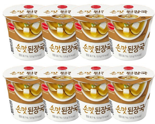 태경농산 손맛 된장국 5.9g x 8개 / 컵국 즉석 간편국