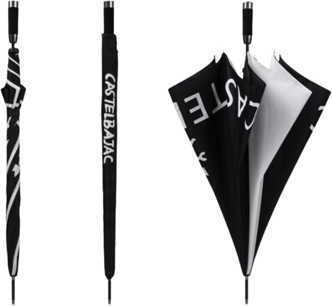 까스텔바작 수동 빅사이즈 라운딩 골프우산, BWAMGA306 블랙화이트