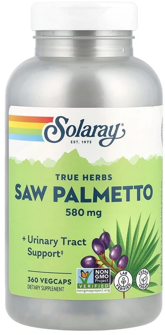 솔라레이 쏘팔메토 베리 580mg 베지 캡슐 360정, 1개, SOR01552 - 쿠팡
