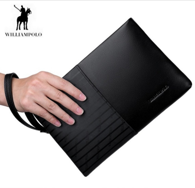 윌리엄폴로 WilliamPOLO 남성클러치백 남자 손가방 맨스백 소가죽 247