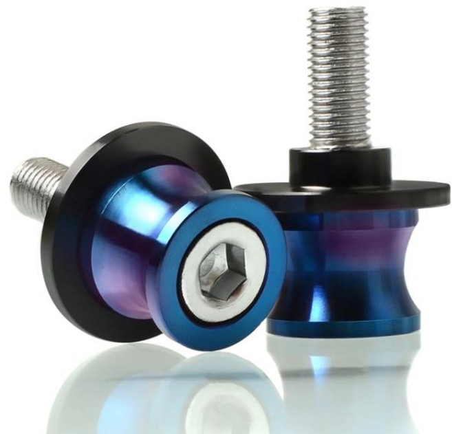 오토바이 스윙암 슬라이더 스풀 모터 CNC 알루미늄 스탠드 나사 야마하 FJR 1300 FZ1 FZ400 FZ6R XJR400 YZ, 1개