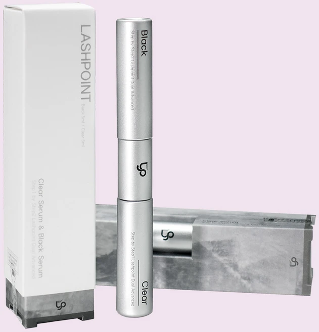 LASHPOINT 래쉬포인트 듀얼 투명n블랙속눈썹영양제, 1개, 5ml - 쿠팡