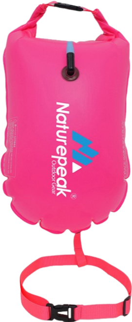 다용도 수영부이 방수가방 안전 훈련 오픈워터 다이빙 서핑 스노클링, 로즈레드