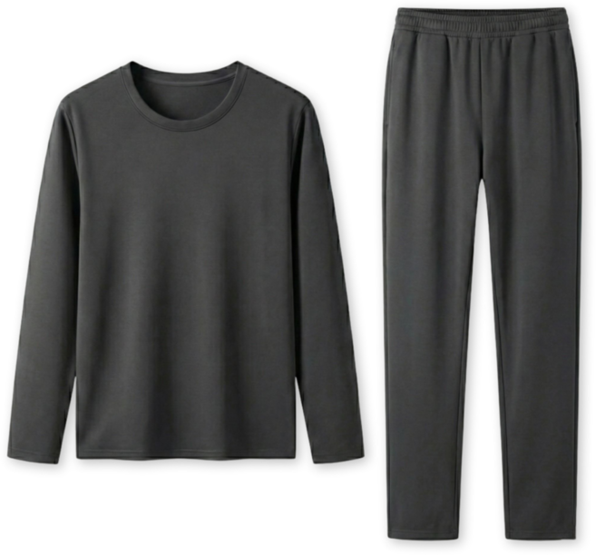 바디스윗 주니어 남아용 보온 라운드넥 내의 세트