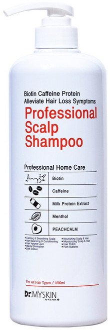 비오틴 카페인 프로틴 프로패셔널 스칼프 탈모 샴푸 대용량 1000ml, 1L, 1개