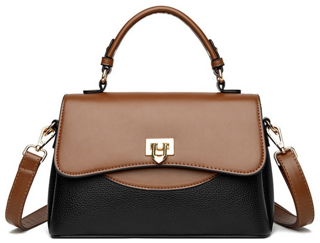 리치모리 클래식 투톤 토트 크로스백