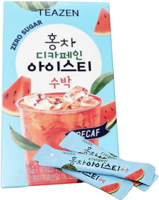 수박 아이스티 티젠 아이스티, 10개입, 1박스