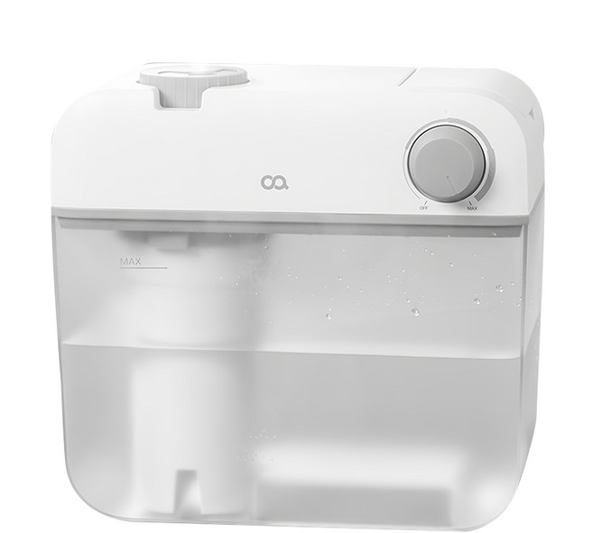 오아 플렌티 브릭 대용량 통세척 초음파 가습기, OHM-069WH, 화이트