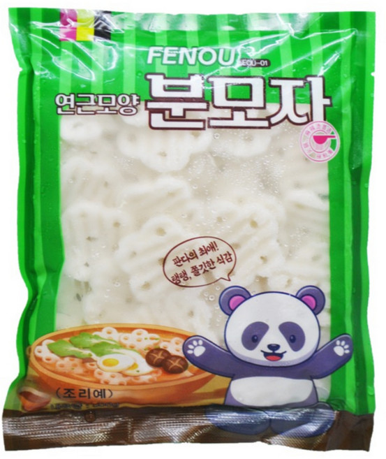천미방 중국식품 연근모양 분모자500G 떡당면 중국당면 넙적당면, 500g, 20개