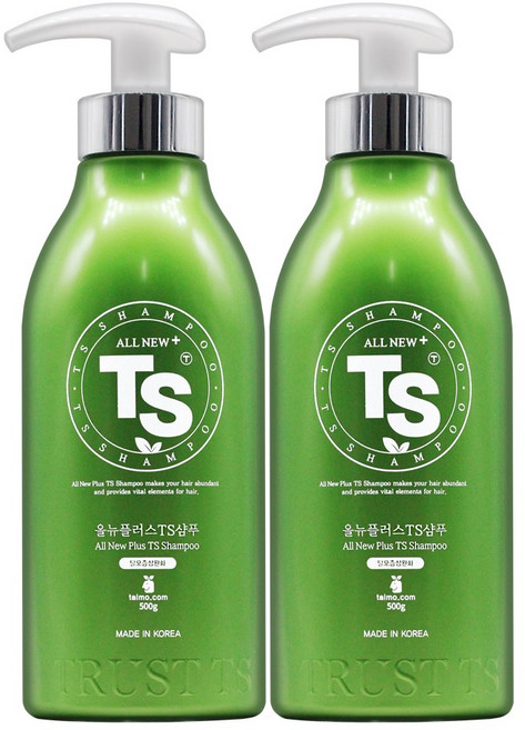 5위 - TS 올뉴 플러스 티에스 샴푸, 500g, 2개