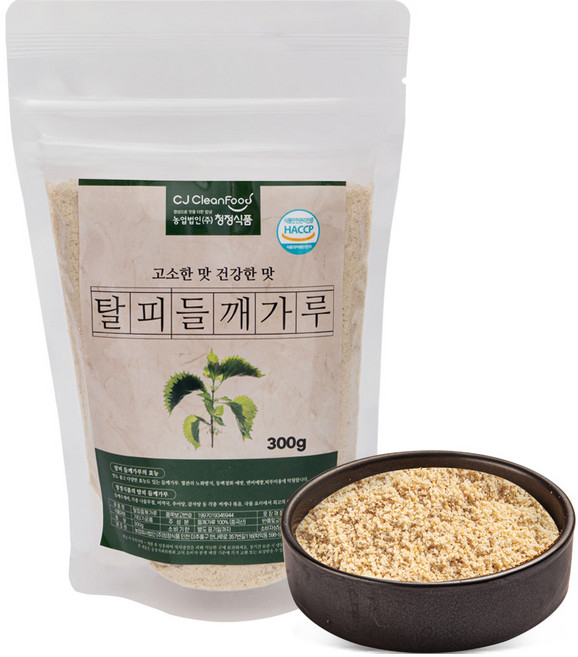 청정식품 HACCP 식당용 고소한 탈피들깨가루, 300g, 1개
