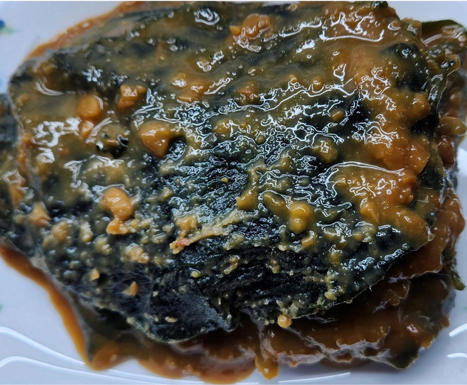 고소한 된장 콩잎 절임 반찬 400g / 품질좋은 콩잎 사용 전통된장맛 간편 밑반찬, 1개