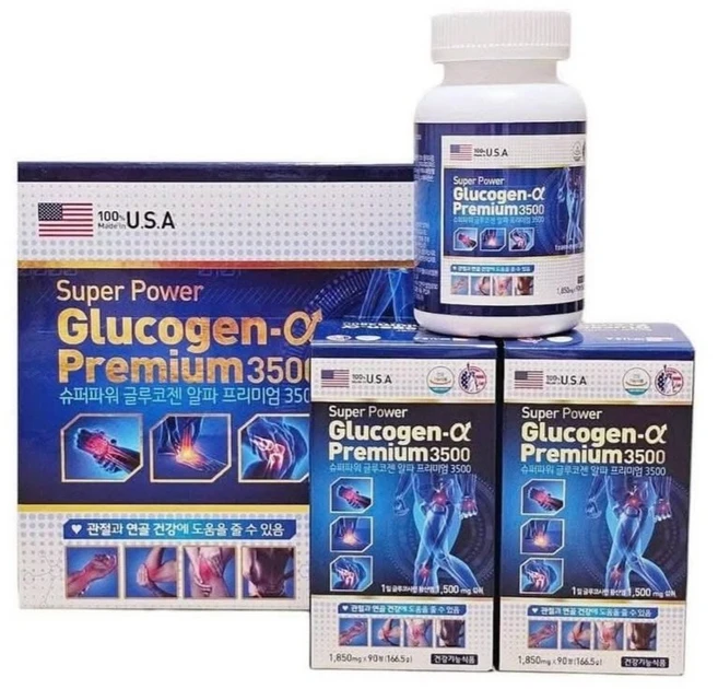 Super power glucogen-@ 글루코젠 프리미엄 3500 180정, 1개 - 쿠팡