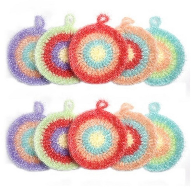 [거품팡팡 거품 잘나는] 주방 아크릴 수세미, 1개, 1개입