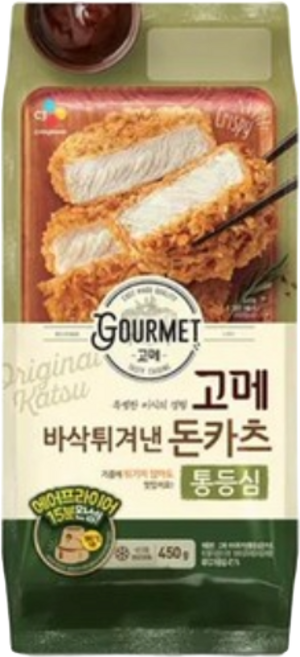 [CJ제일제당] 고메바삭튀겨낸모짜렐라돈카츠, 450g, 6개