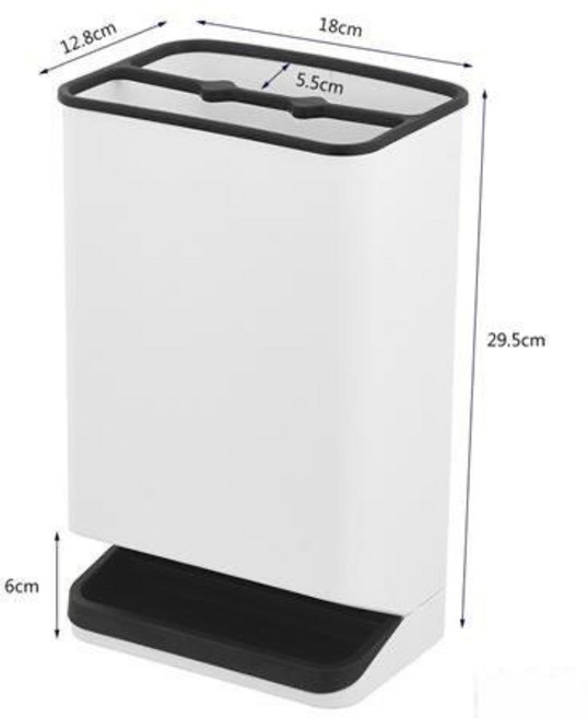 BELO 공간절약형 깔끔한 우산꽂이, 블랙, 1개