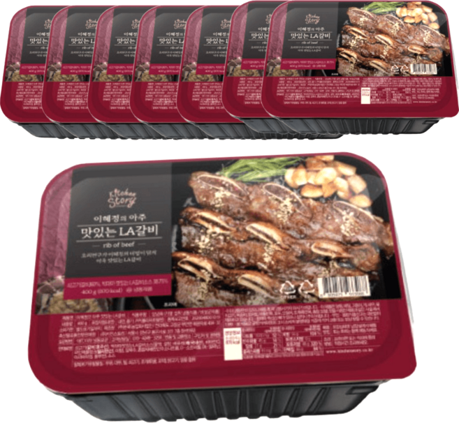 빅마마 이혜정 아주 맛있는 호주산 LA갈비, 기본, 1개