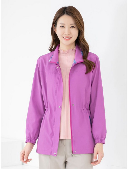 모슬린 엄마옷 점퍼 사파리 무지 하프 MQG126618 마담 미시 중년여성 빅사이즈 할머니옷 50대 60대 70대