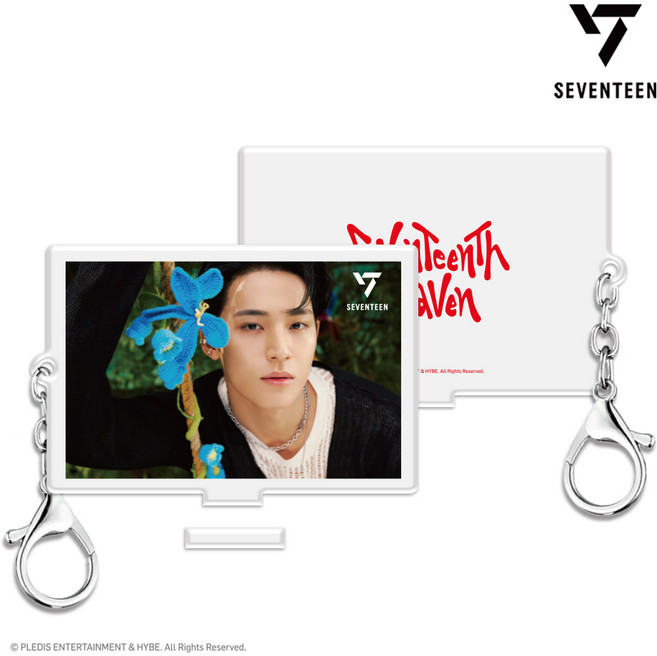 세븐틴 3D 렌티큘러 아크릴 키링 & 스탠드 세트 (SEVENTEENTH HEAVEN PM 2:14 Ver.), 민규