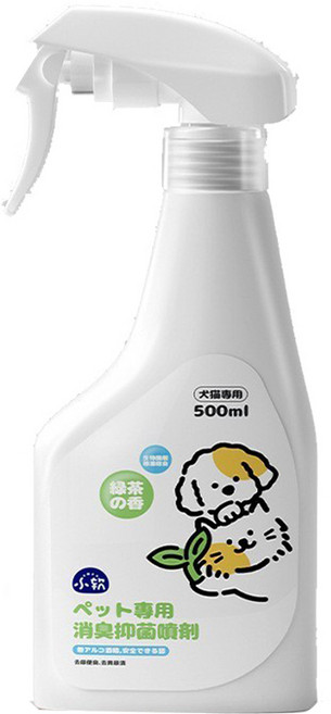 小沐 DONG PET 寵物專用去尿漬除臭噴霧 500ml，複合生物酶分解，有效去除異味與污漬, 1個, 500ml