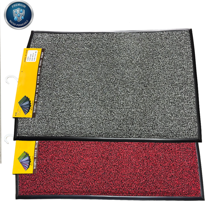 산돌 프리미엄 출입구 매트 투수 외부 발매트, 1개, 적색