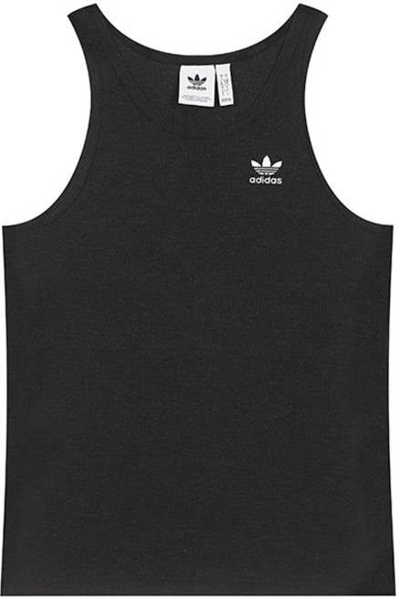 아디다스 민소매 나시티 Trafoil Essential 탱크 탑 블랙-화이트 불꽃 로고
