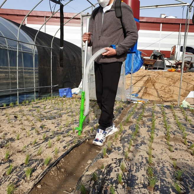 비료 정량 주입기 투입기 추비 주는기계 살포기 만석이, 호스 정량투입기(녹색), 1개