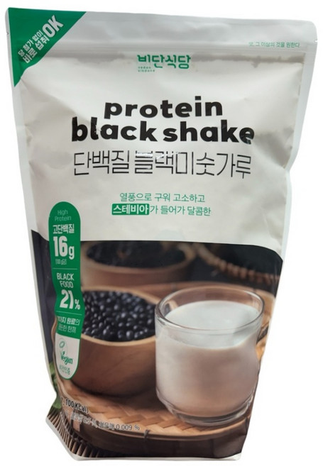 비단식당 단백질 블랙미숫가루 2kg, 1개